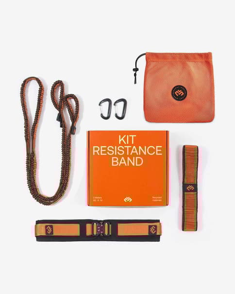 Kit banda de resistencia Murtra Sport 2 m XS/S/M naranja