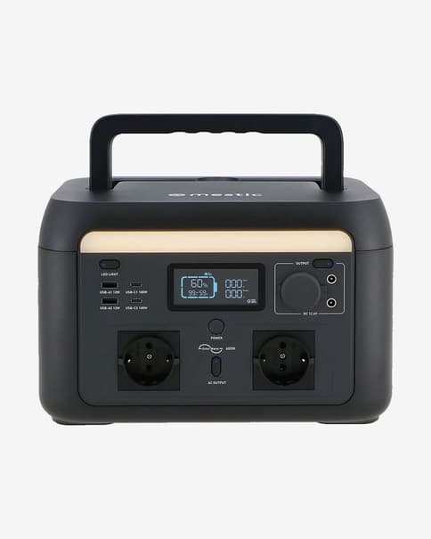 Estación de energía portátil Mestic MPS-600 negro