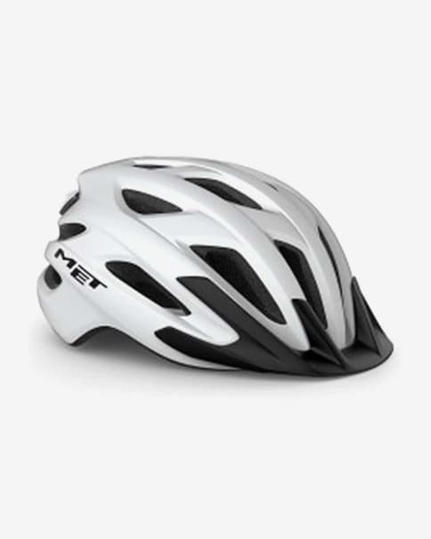 Casco MET Crossover blanco intenso mate