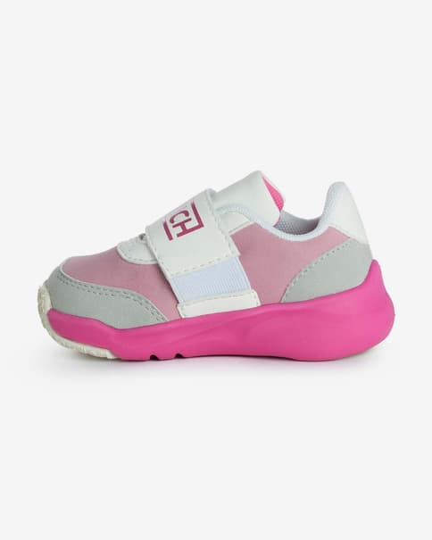Zapatillas Munich Chon 01 rosa claro gris bebé