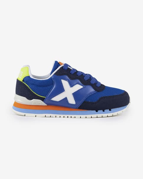 Zapatillas Munich Dash azul marino infantil