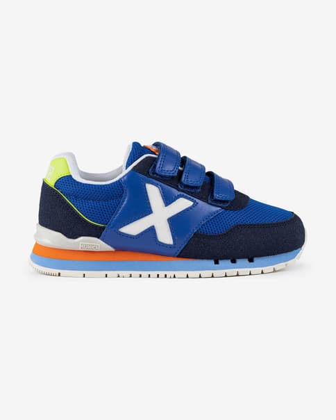 Zapatillas Munich Dash Velcro azul oscuro infantil