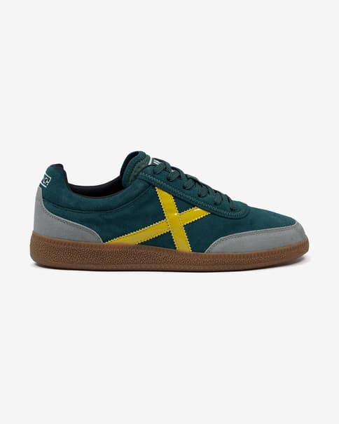 Zapatillas Munich Rumba verde bosque amarillo gris