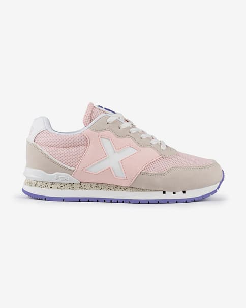 Zapatillas Munich Dash rosa claro azul mujer