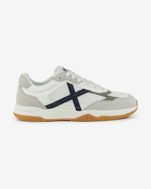 Zapatillas Munich Lyra gris blanco