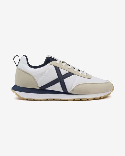 Zapatillas Munich Rush blanco beige azul