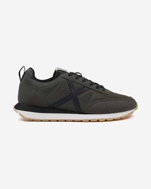 Zapatillas Munich Rush verde oliva negro