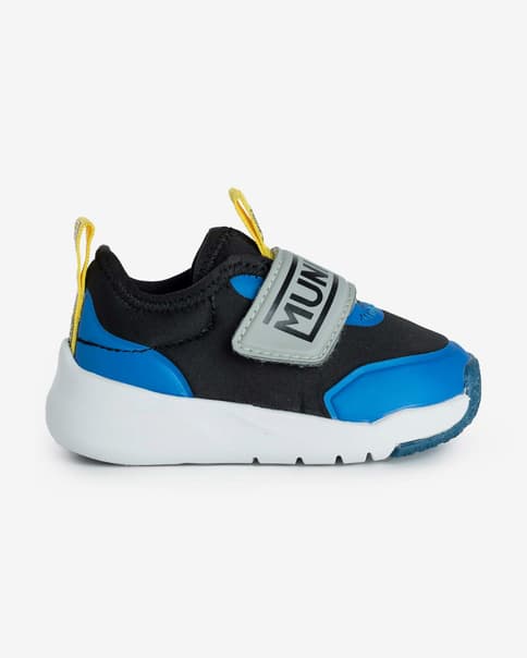 Zapatillas Munich Claudia negro azul amarillo bebé