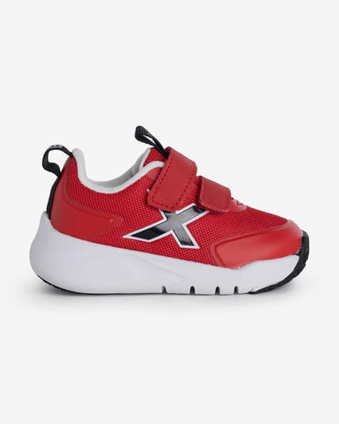 Zapatillas Munich Cloe rojo negro infantil