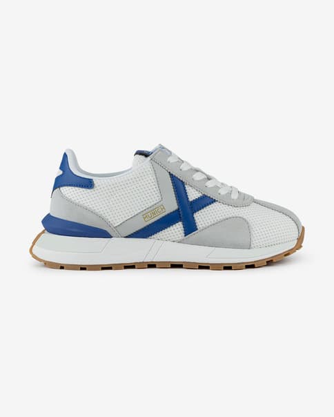 Zapatillas Munich Sapporo gris azul blanco