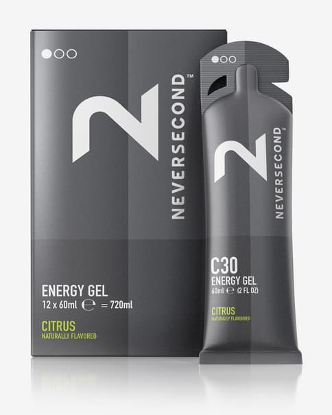 Gel energético Neversecond C30 60 ml cítrico (12 unidades)
