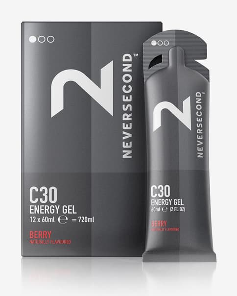 Gel energético Neversecond C30 60 ml baya (12 unidades)