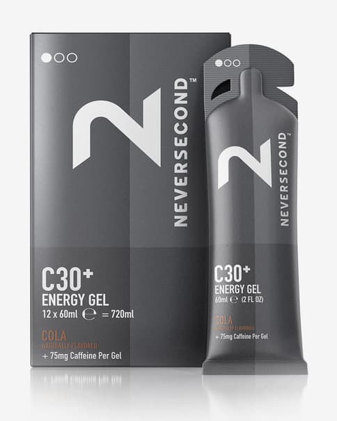 Gel energético Neversecond C30 60 ml Cafeína 75 mg cola cafeína (12 unidades)