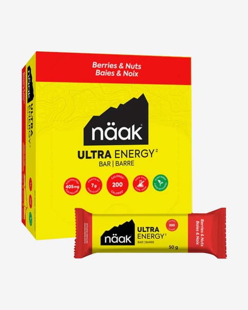 Barretta energetica Näak Ultra Energy gusto berry 50 g (12 unità)