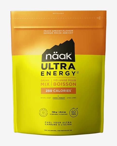 Bevanda energetica Näak Ultra Energy 720 g gusto pesca albicocca