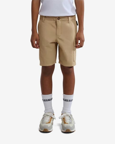 Pantalón corto Napapijri Whati beige niño