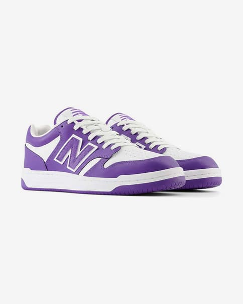 Scarpe New Balance 480 lilla bianco