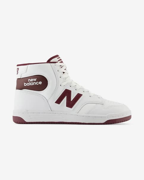 Scarpe New Balance 480 Mid bianco marrone