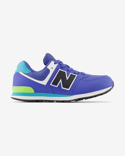 Scarpe New Balance 574 blu marino blu scuro verde junior