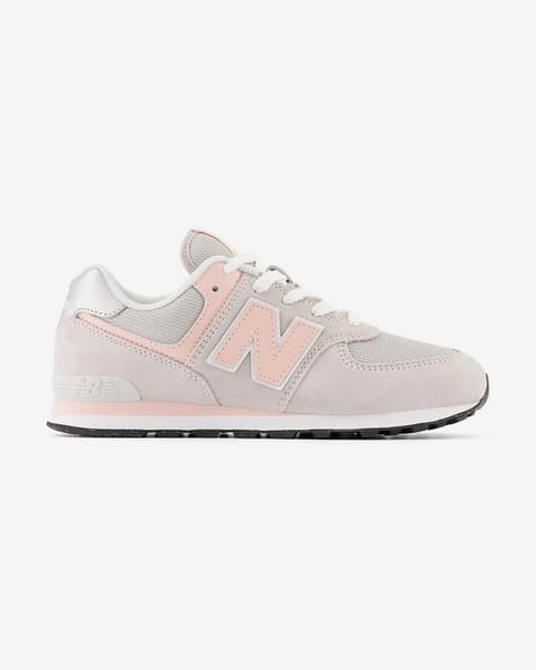 Scarpe New Balance 574 Core grigio chiaro rosa chiaro junior
