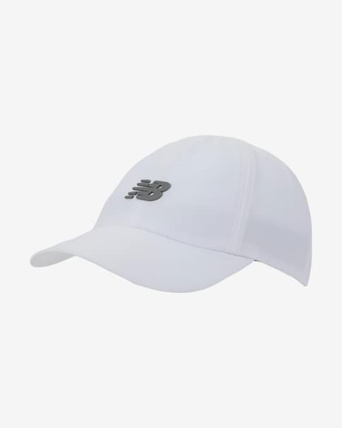 Cappellino New Balance 6 Panel Performance V 2.0 bianco puro nero