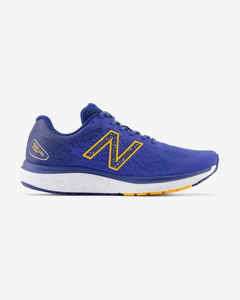 Scarpe New Balance 680 v7 blu elettrico arancio