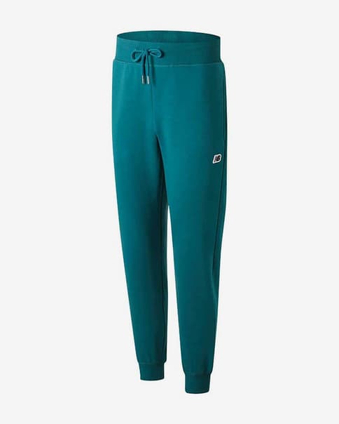 Pantaloni Lungo New Balance Small Logo turchese