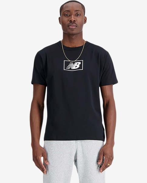 Tシャツ・カットソー NEW BALANCE Men T Shirts LMT41533BK Black b3e0c062b89d.jpg