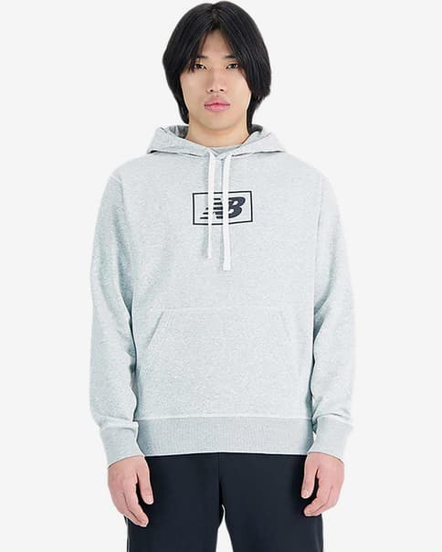パーカー・フーディ New Balance UNI ESSENTIAL LETTERING HOODIE OVER FIT NBN0F111 NEWBALANCE-MT11550-3_1200x1200