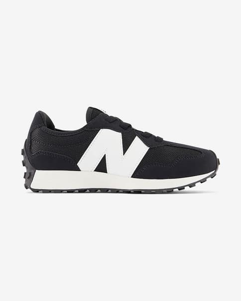Scarpe New Balance 327 junior Bungee Lace nero intenso bianco bambini