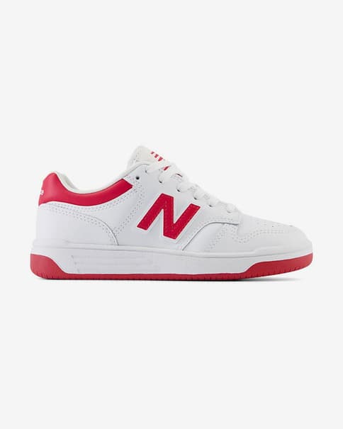 Scarpe New Balance 480 bianco rosso bambini