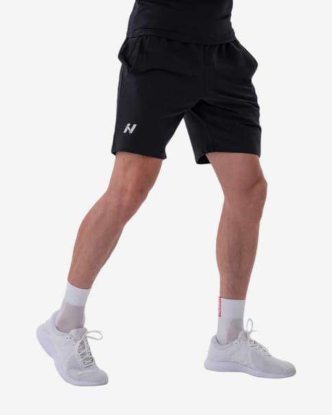 Pantalón corto Nebbia Relaxed Fit negro