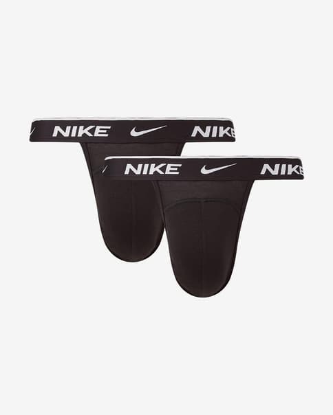 Slip Nike Jock Strap negro blanco (3 unidades)