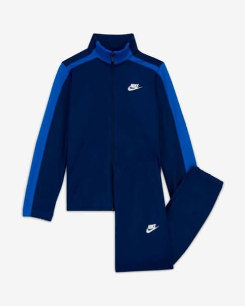 Chándal Nike Sportswear Big Logo azul blanco infantil