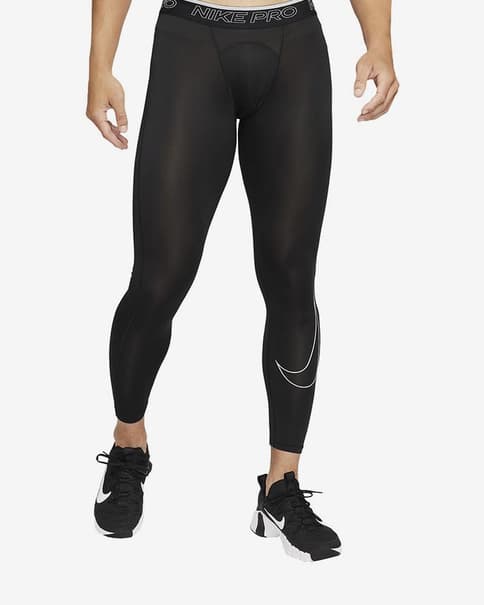 Malla larga Nike Pro Dri-FIT negro blanco