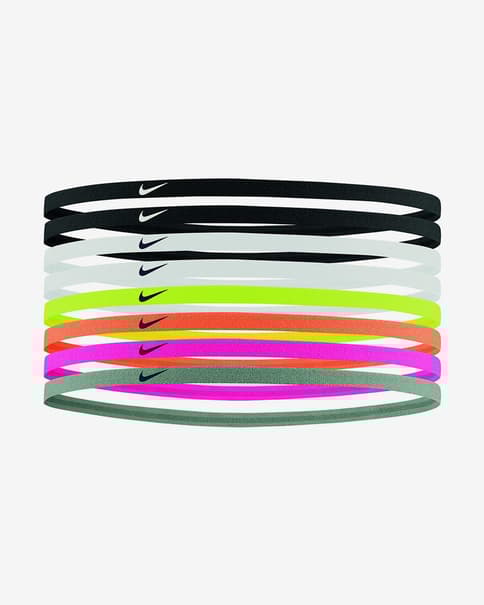 Cintas para la cabeza Nike Skinny 8 Pack negro blanco multicolor fluor