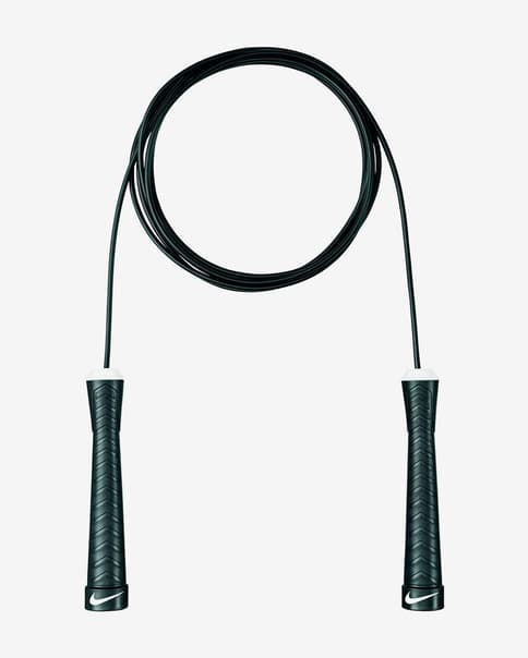 Cuerda de saltar Nike Fundamental Speed 2 negro blanco