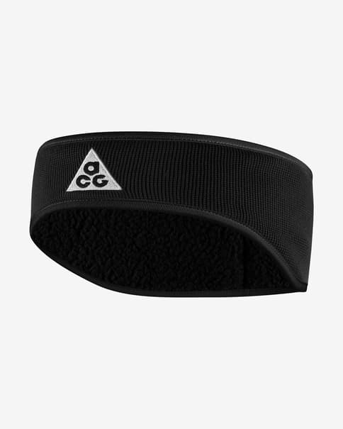 Cinta para la cabeza Nike Knit ACG negro blanco