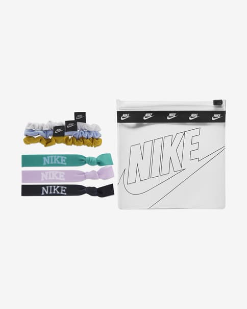 Cinta para la cabeza Nike Mixed rosa negro azul (6 unidades)