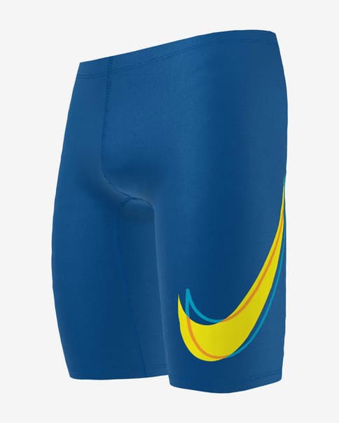 Bañador Nike Swim Train azul amarillo infantil