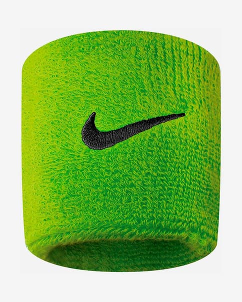 Muñequera Nike Swoosh 2 verde claro negro