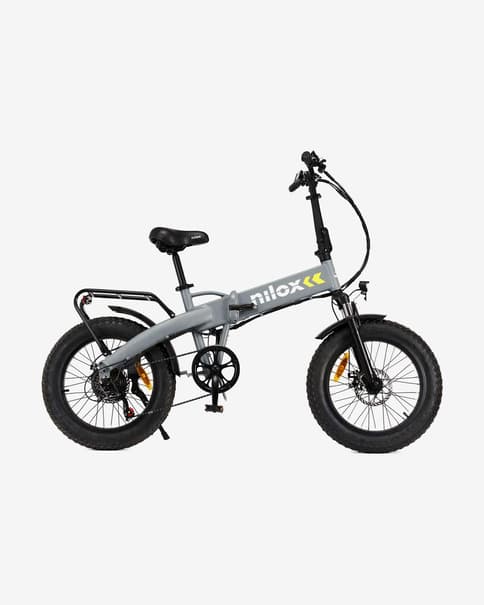Bicicleta eléctrica Nilox J4 Plus gris