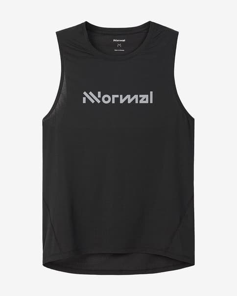 NNormal Race tanktop sort hvid