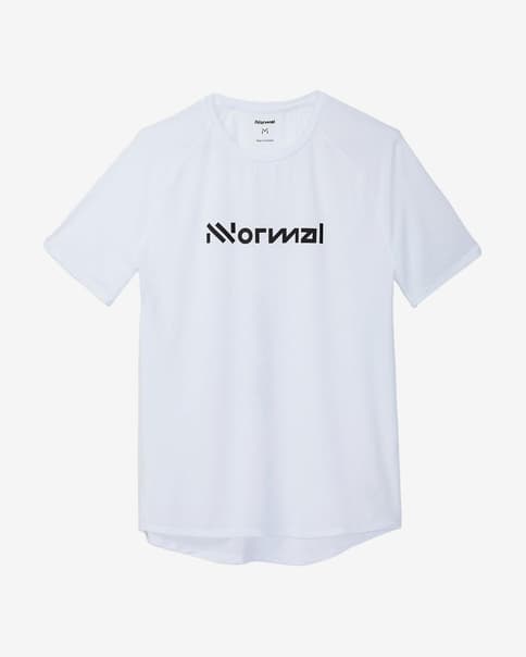 NNormal Race t-shirt kortærmet hvid sort