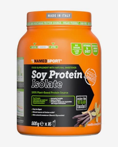 NamedSport Soy Protein Isolate 500 g sabor vainilla