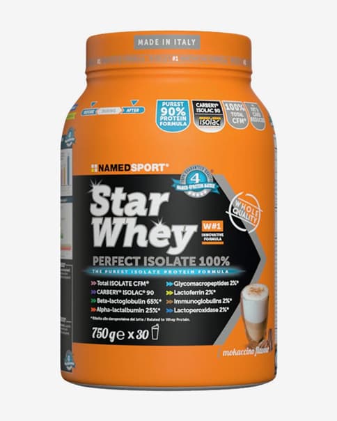 NamedSport Star Whey Isolate 750gr sabor mokaccino