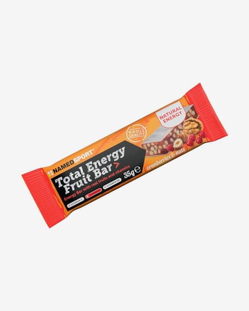 Barrita energética NamedSport Total Energy 35 g sabor arándanos y nueces (25 unidades)