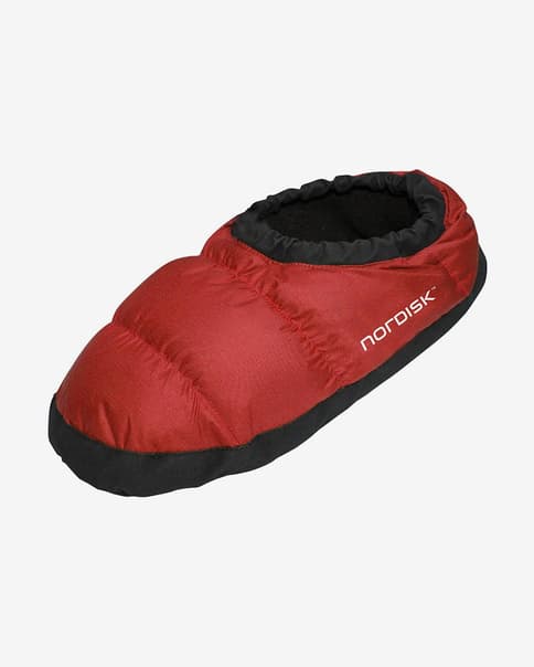 Nordisk Mos Down Hausschuhe rot