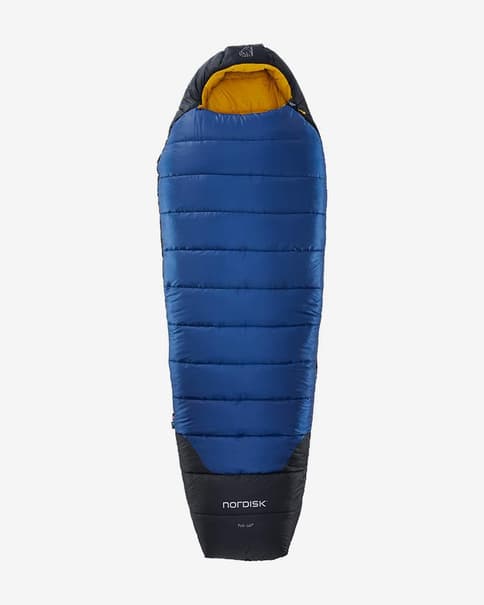 Nordisk Puk Mummy -10C XL Schlafsack marineblau/gelb/blau