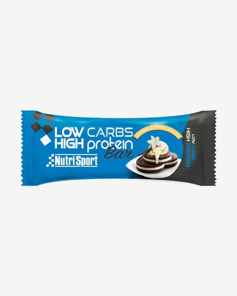 Barrita NutriSport Low Carbs High Protein sabor cookies y crema (16 unidades)